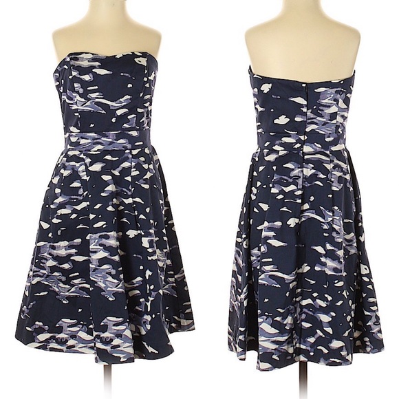 H&M Strapless Print Dress - Picture 1 of 7